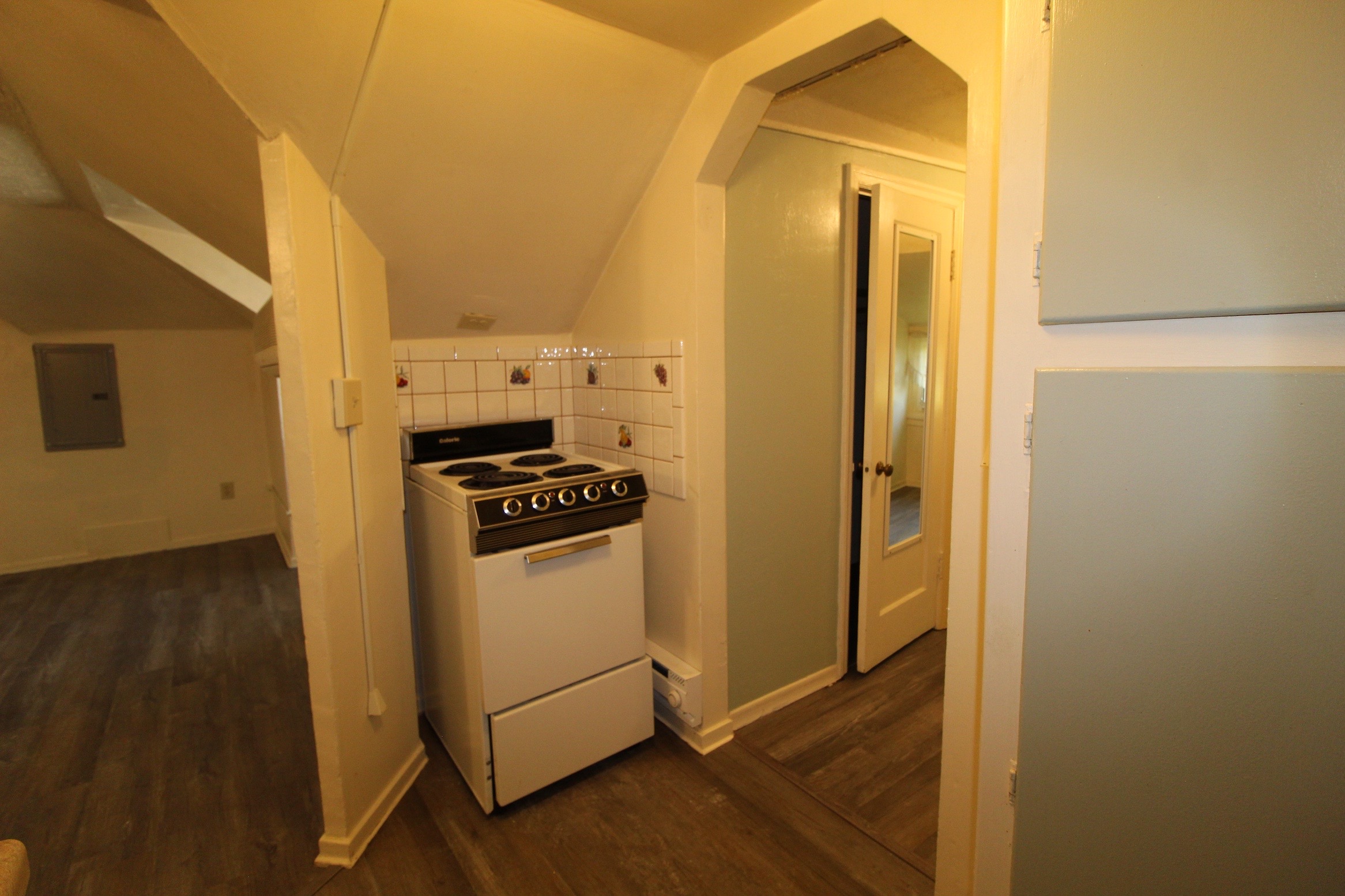 The dining area